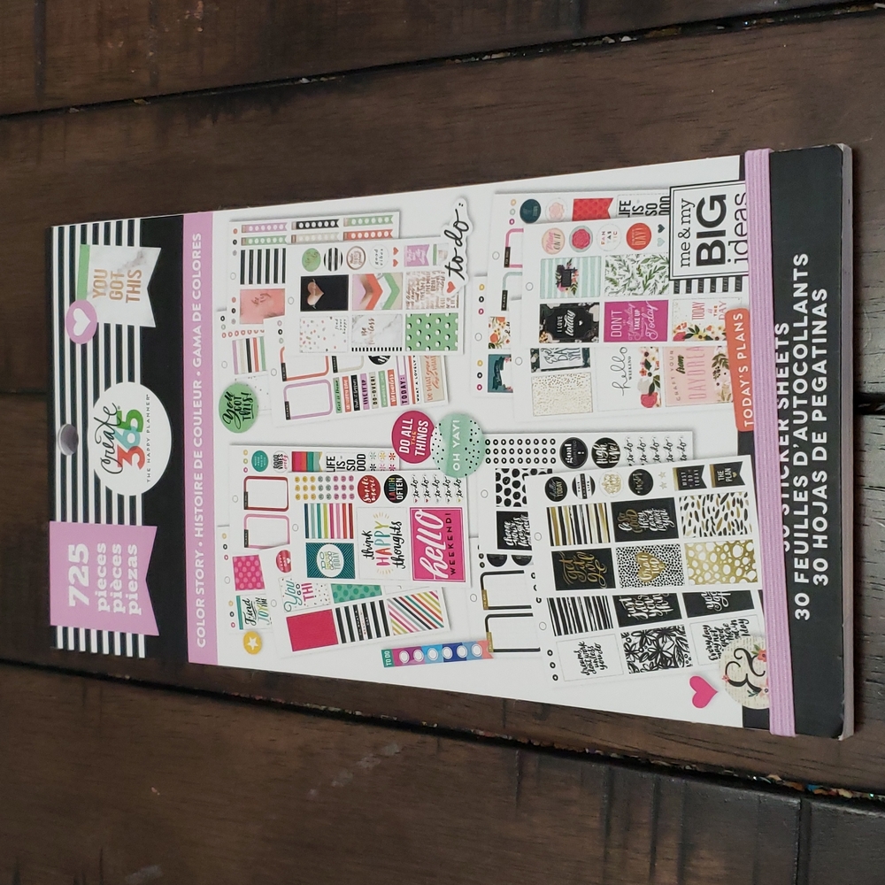 Happy Planner Color Story Sticker Book